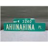 Image 7 : Qty 3 Street Signs: Ahiinahina Pl, Maunalei Av, Aliamanu Elementary School 30"-36"L