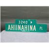 Image 8 : Qty 3 Street Signs: Ahiinahina Pl, Maunalei Av, Aliamanu Elementary School 30"-36"L
