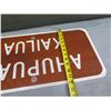 Image 5 : Ahupuaa Kailua Street Sign 24"x12"
