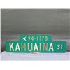 Image 2 : Qty 3 Street Signs: Launahele St, Kahualena St, Kahuaina St 30"L