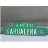 Image 6 : Qty 3 Street Signs: Launahele St, Kahualena St, Kahuaina St 30"L