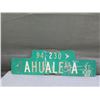 Image 7 : Qty 3 Street Signs: Launahele St, Kahualena St, Kahuaina St 30"L