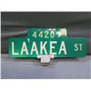 Image 3 : Qty 2 Street Signs: Akala Ln, La'akea St 24"L