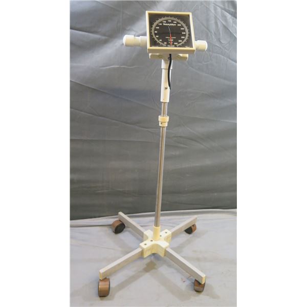 Qty 9 Welch Allyn Tycos Aneroid Meters on Rolling Stands