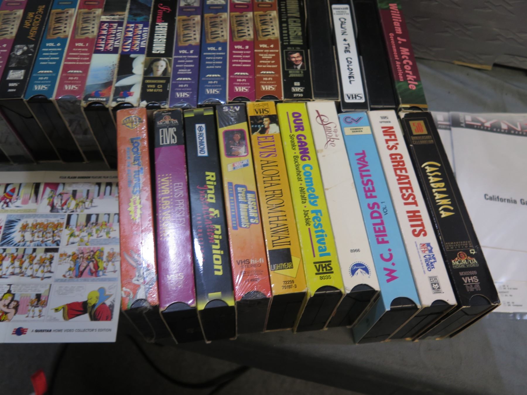 Panasonic CF-E1M Personal Computer, Lynx Atari System, Misc VHS Tapes ...