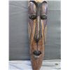 Image 4 : Decorative Tribal Mask Wall Hanging 39"H