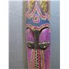 Image 3 : Decorative Tribal Mask Wall Hanging 39"H