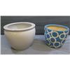 Image 1 : Qty 2 Planter Pots 11-14" dia, 10-11"H