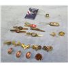 Image 1 : Multiple Military Metal Pins, Tie-Tacks, Key Chains, etc