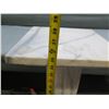 Image 12 : Square Marble Pedestal 14"x14"x35"H (base corners damaged)