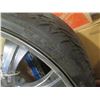 Image 10 : Qty 3 Tires on Rims:  30ZR24 97W XL, T145/80D16, etc