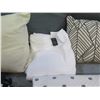 Image 3 : Misc Bedding: 2 Pillows, 4 Towels, Elephant Blanket, etc