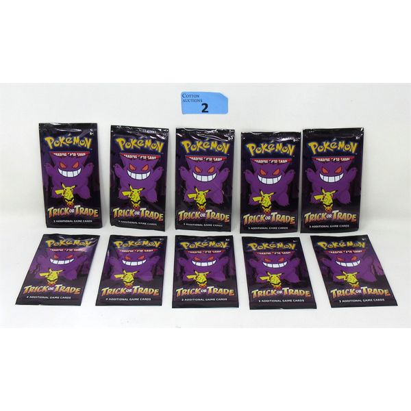 10 x Brand New Trick or Treat Pokemon Halloween Packs