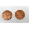 Image 2 : 10 x .999 Fine Copper Grizzly Bear Art Rounds
