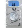 Image 1 : 1 Oz .999 Silver 2020 Dominica Coin on Backer Board 