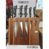 Image 1 : New Homever 7 Pcs. Kitchen Knife Set in Slim Block