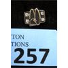 Image 1 : 10 KT Gold & 4 Diamond McDonald's Service Pin
