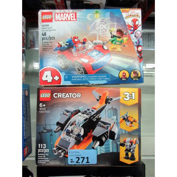 2 New LEGO Building Sets - Creator & Marvel