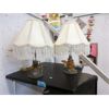 Image 1 : Pair of Vintage Style 15" Lamps - Metal Bases
