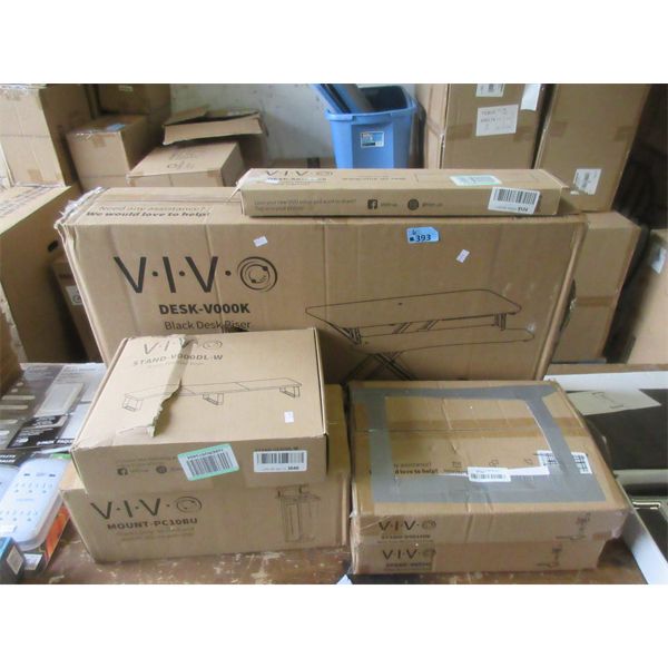 6 Assorted Vivo Monitor Stands & Accessories