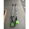 Image 1 : 2 GreenWorks Pro Cordless Weed Trimmers