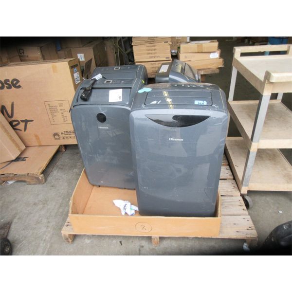 Skid of 4 Hisense Portable Air Conditioners