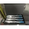 Image 1 : 2 New 4 Piece Steak Knife Sets - Metal Handled