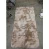 Image 1 : New Beige Slip Resistant Fluffy Mat - 64" x 33"
