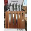 Image 1 : New Homever 7 Pcs. Kitchen Knife Set in Slim Block