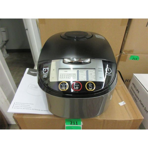 New Multi-Function Rice Cooker by Amazon Basics