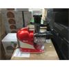 Image 1 : New Wamife Red Masticating Juicer Set