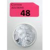 Image 1 : 1 Oz .999 Silver Indigenous/Buffalo Round 