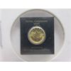 Image 2 : 1 Gram .9999 Fine Gold 2022 Canada Maple Leaf Coin in Assay Card 