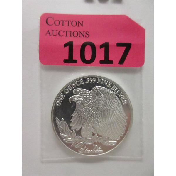 1 Oz .999 Silver Saint Gaudens Round 