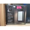 Image 1 : Pack of 4 Solar Post Accent Lights - Black Finish