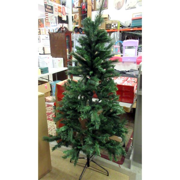 New 6' Artificial Christmas Tree with Metal Stand