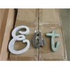 Image 2 : Case of 30 New "Eat" Wood Wall Art