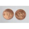 Image 2 : 10 x 1 Oz .999 Fine Copper Grizzly Bear Art Rounds