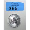 Image 1 : 1 Oz .9999 Silver 2023 Canada Maple Leaf Coin 