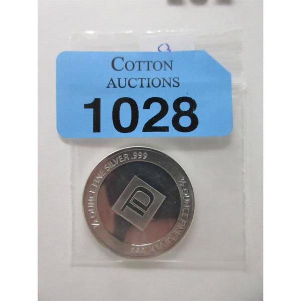 1/2 Oz .999 Silver TD Bank Round 