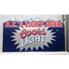 Image 1 : Metal "BC's Light Beer" Coors Light Sign