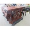 Image 1 : Carved Wood Asian Design Console Table