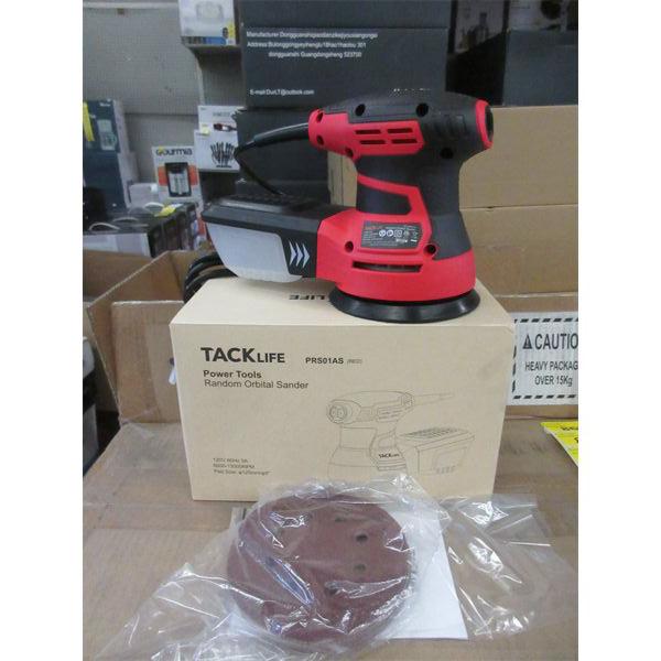 New Tacklife Red Orbital Sander - Model: PR01SAS