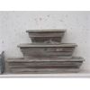 Image 1 : Case of 4 New Sets of 3 Wood Floating Shelves