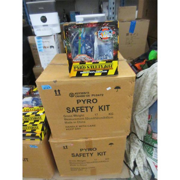 2 Cases of 12 New Pyro Safety Kits for Fireworks
