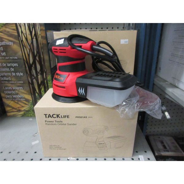 New Tacklife Red Orbital Sander - Model: PR01SAS