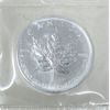 Image 2 : 10 x 1 Oz .9999 Silver 2006 Maple Leaf Coins in Uncut Sheet 