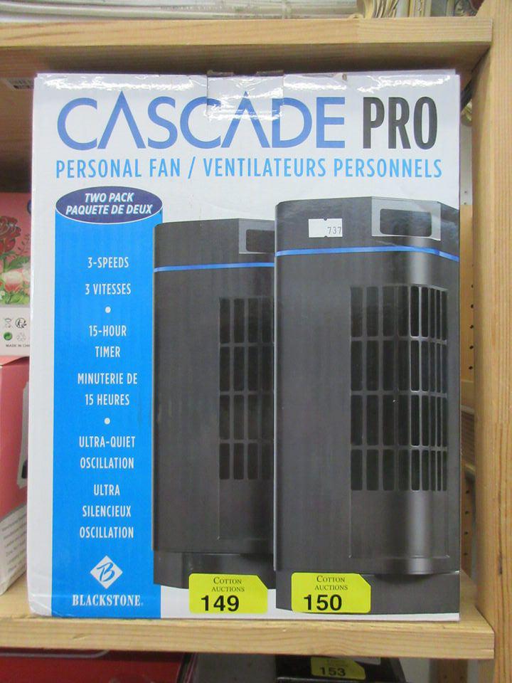 Cascade Box Fans Cascade Pro Personal Fan Two-Pack - 13