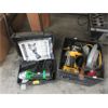Image 1 : Crate of Tools & Superior Cordless Angle Grinder
