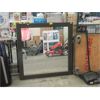 Image 1 : Large Framed Wall Mirror - 39" x 39"